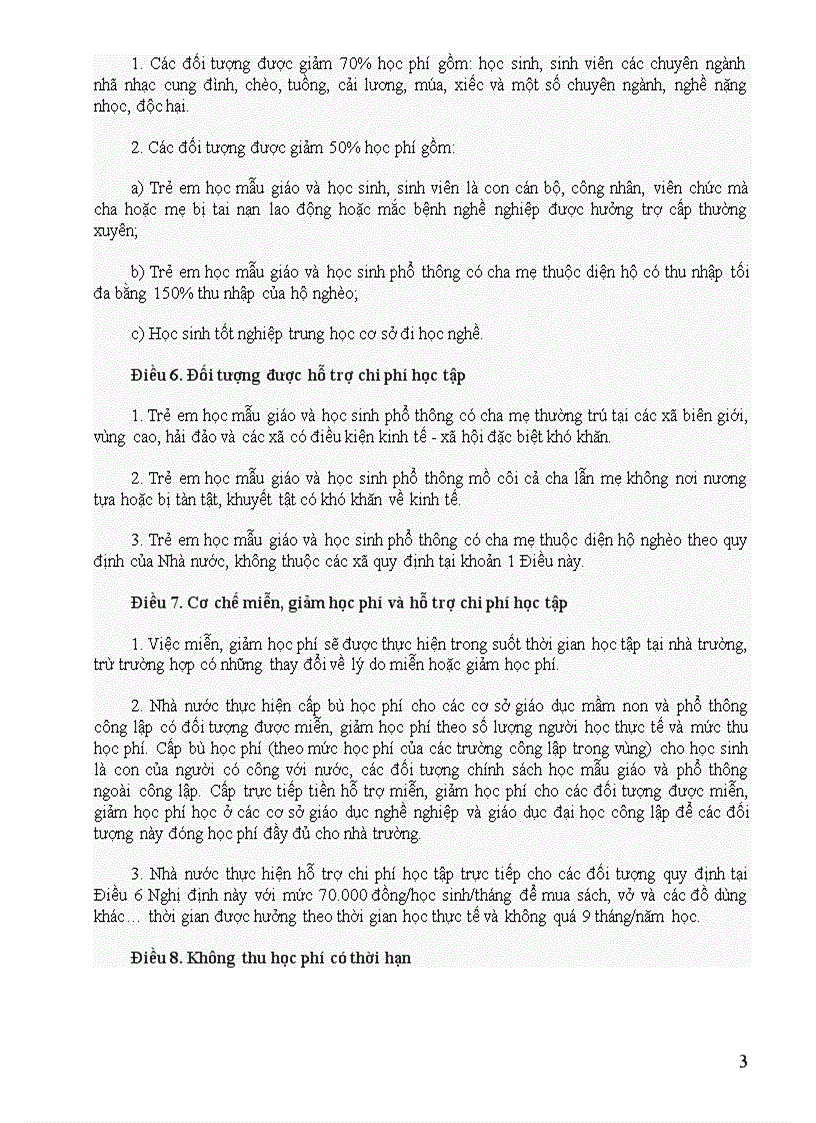 image for page ND49 Miễn giảm học phí và HT chi phí học tập