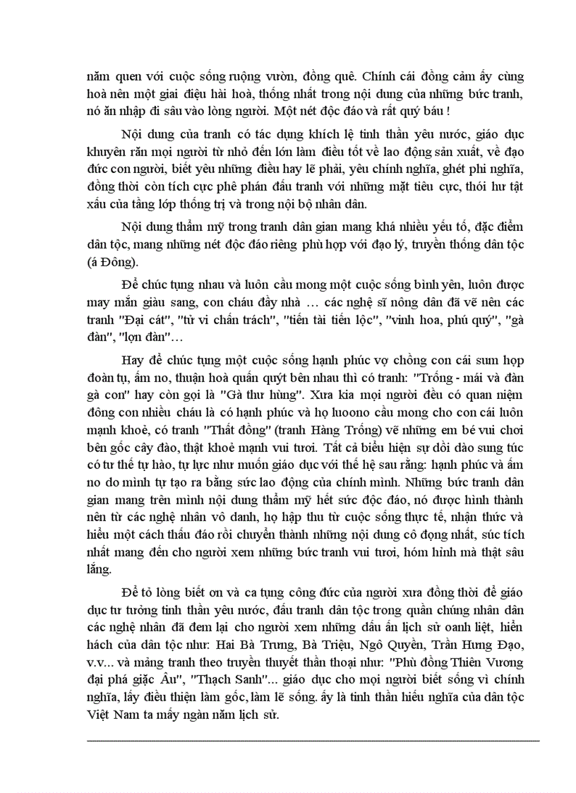 image for page Nét độc đáo trong tranh dân gian việt nam