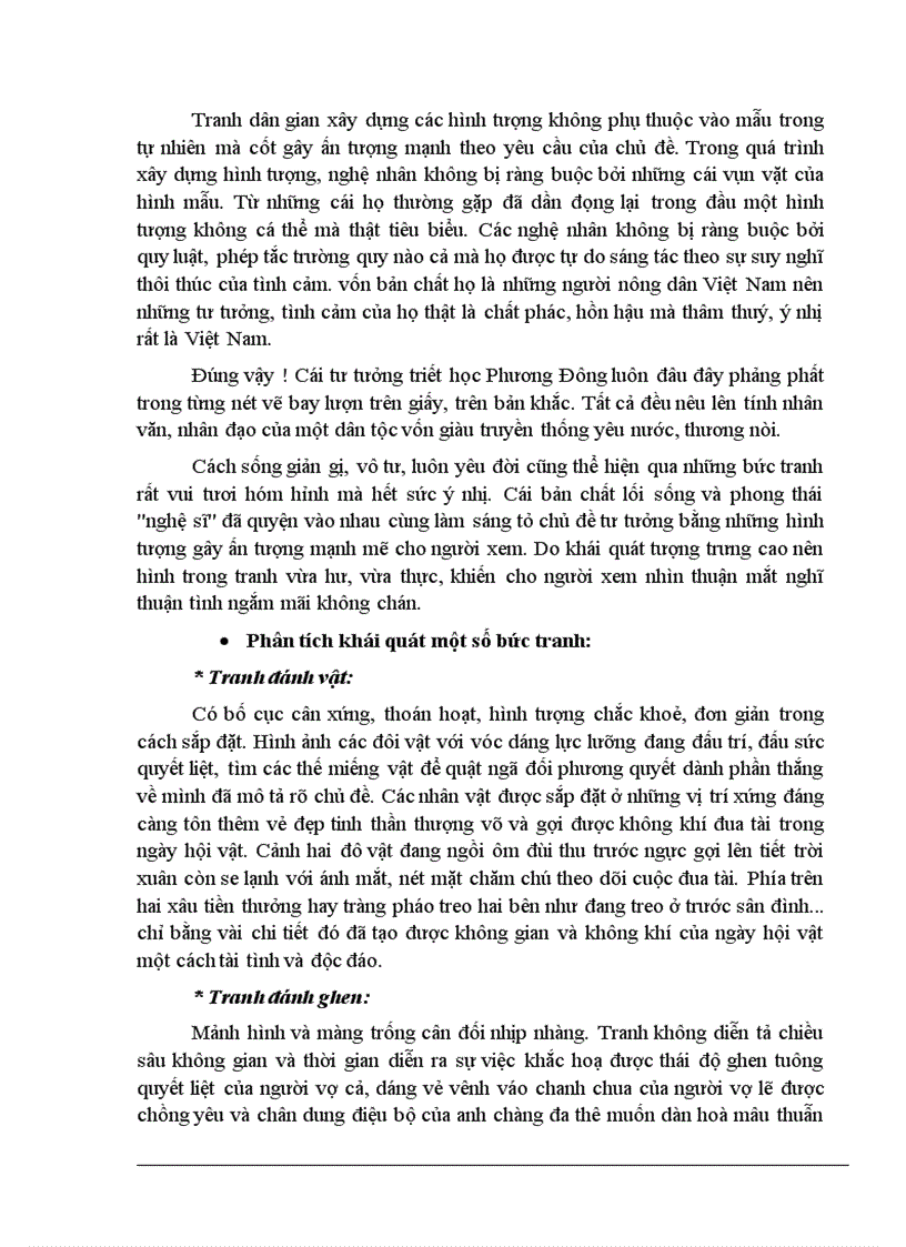 image for page Nét độc đáo trong tranh dân gian việt nam