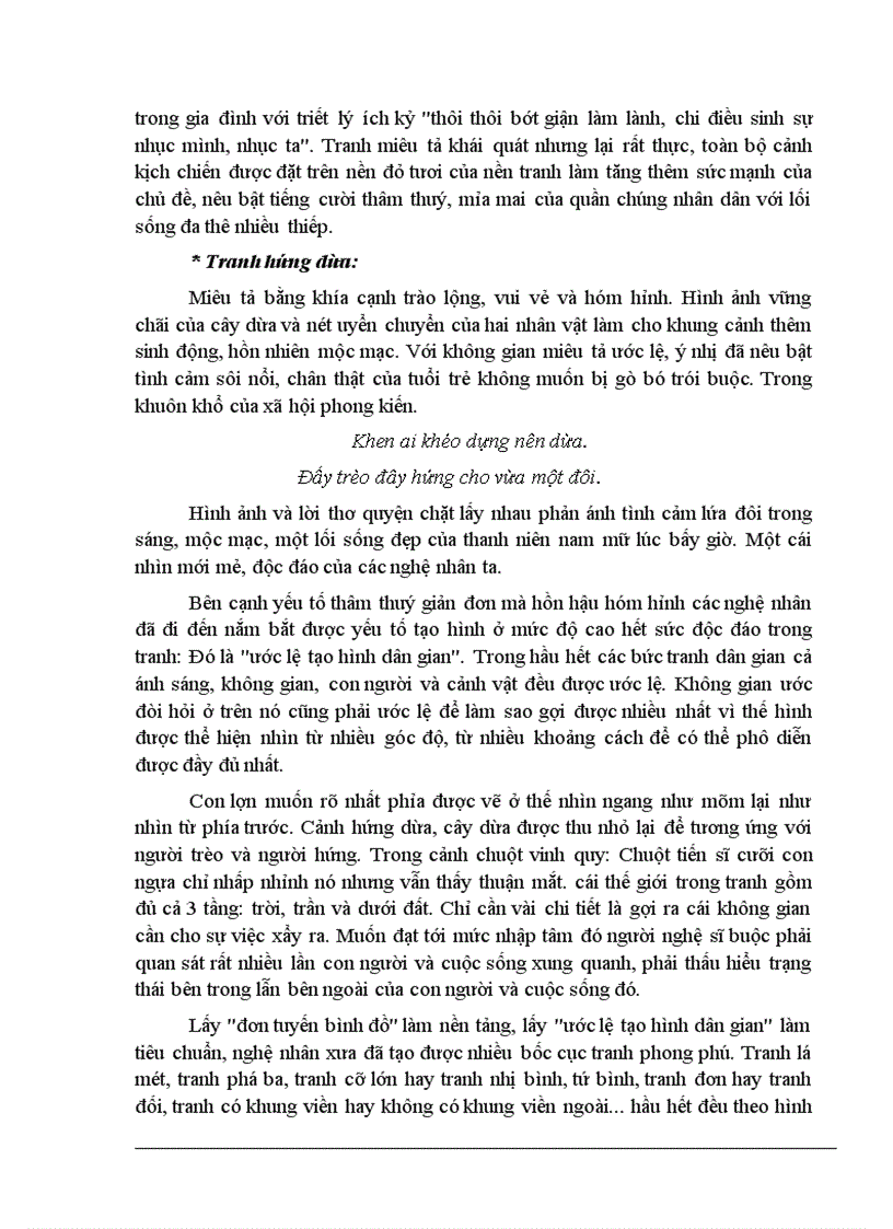 image for page Nét độc đáo trong tranh dân gian việt nam