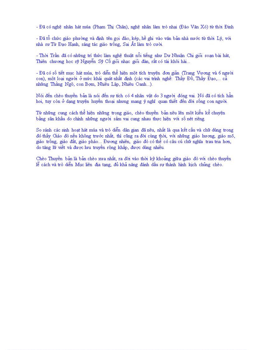 image for page Nghệ thuật chèo phần 1