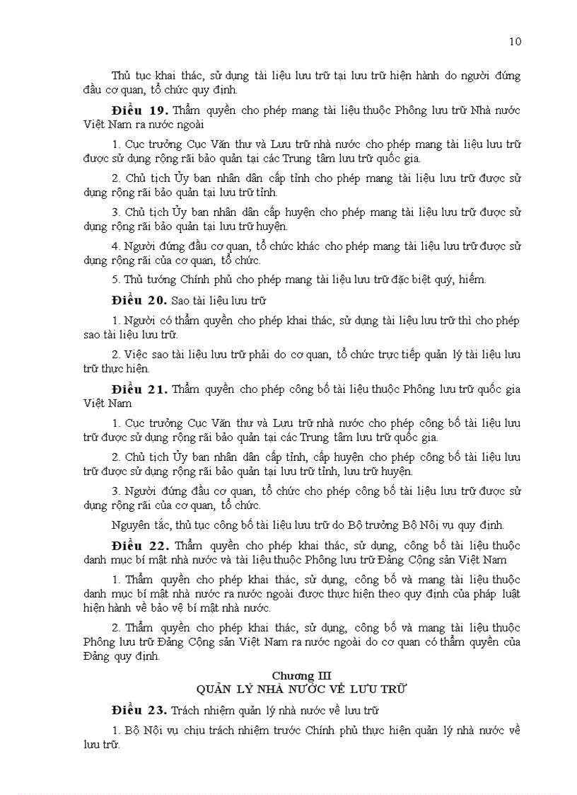 image for page Nghi dinh 111 2004 CP PL Luu tru Quoc gia