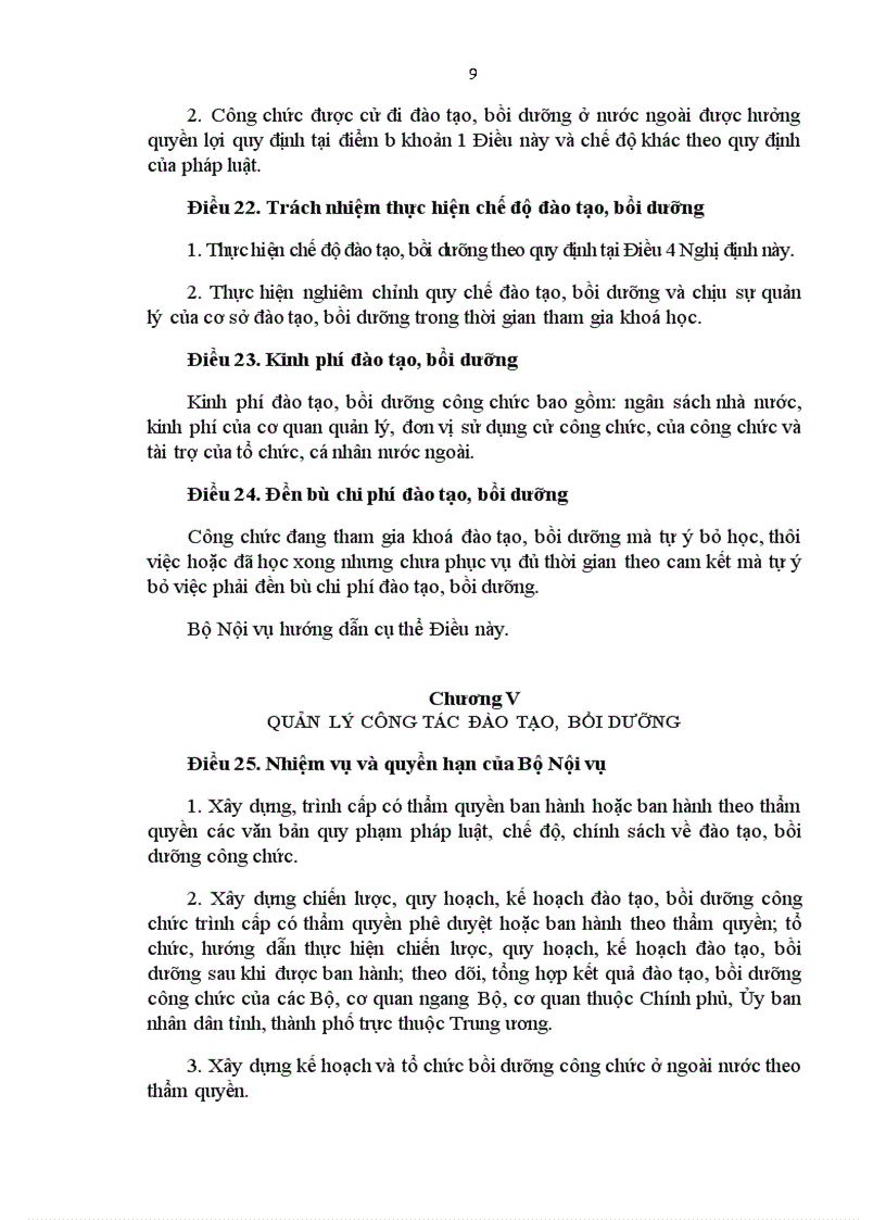 image for page Nghi dinh 18 CP Dao tao boi duong Cong chuc
