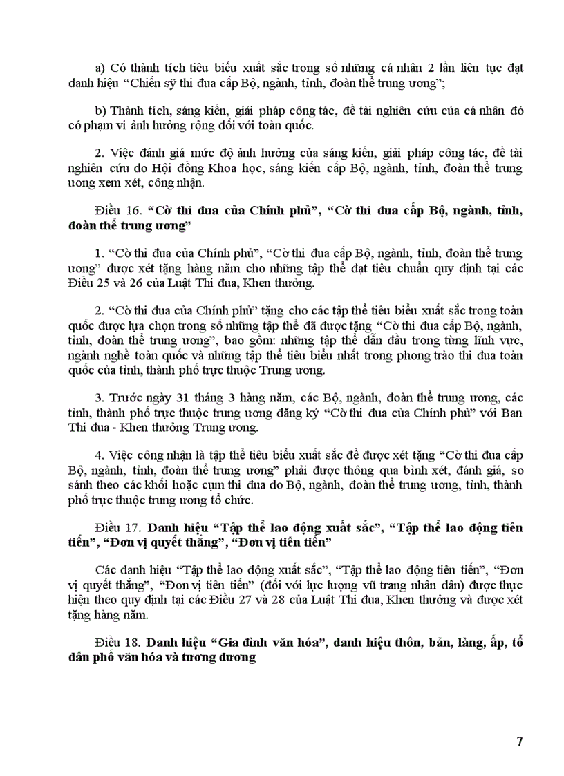 image for page Nghi dinh 42 2010 NDCP HD thuc hien Luat thi dua khen thuong