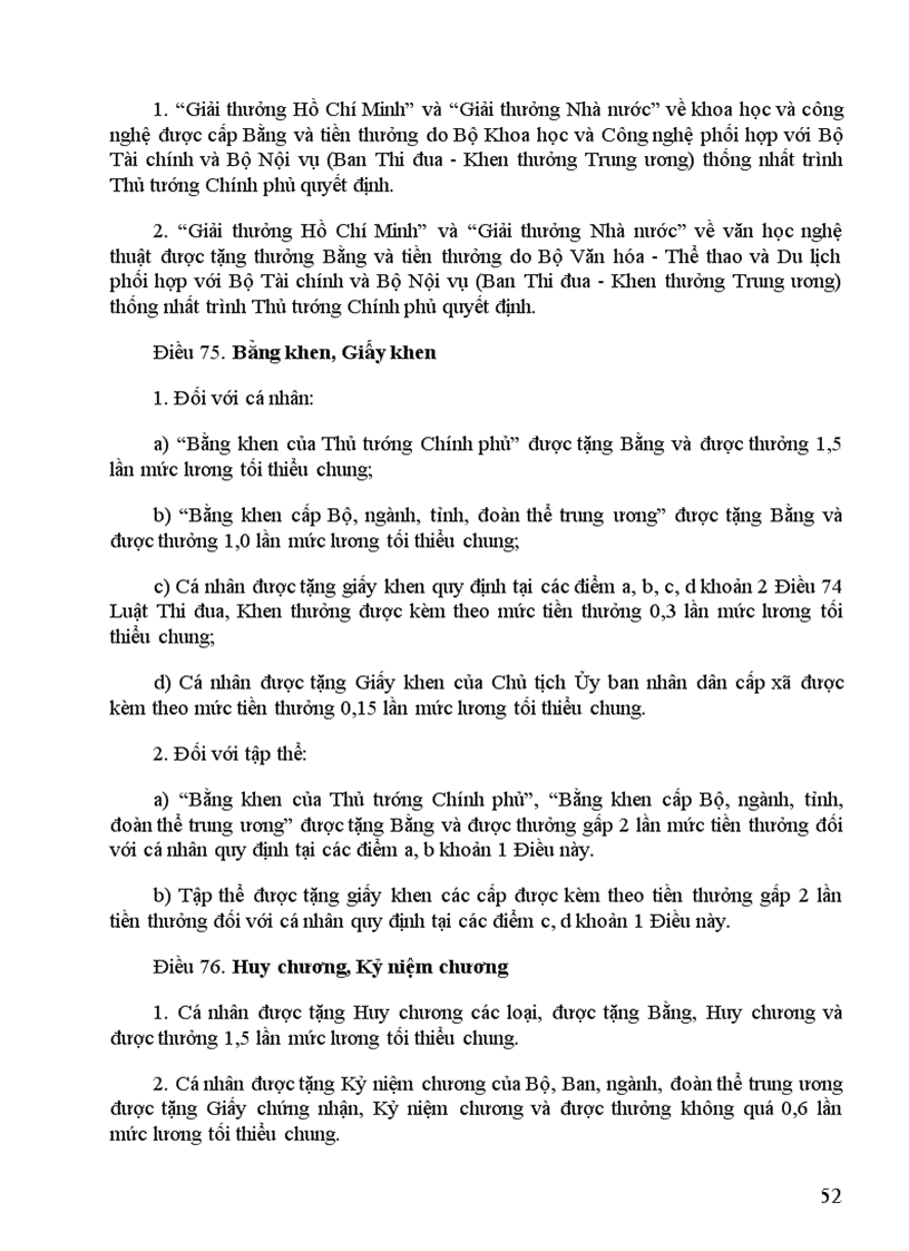 image for page Nghi dinh 42 2010 NDCP HD thuc hien Luat thi dua khen thuong