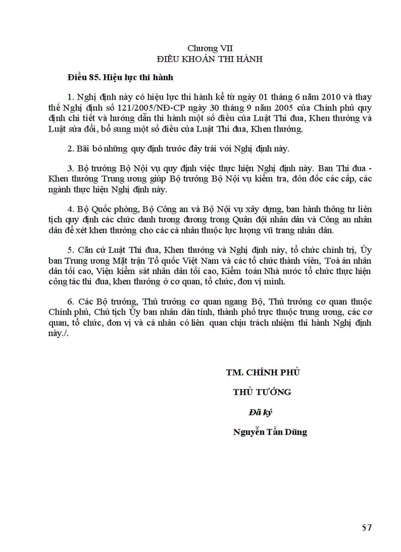 image for page Nghi dinh 42 2010 NDCP HD thuc hien Luat thi dua khen thuong