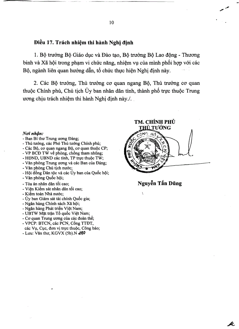 image for page Nghị định quy định về miễn giảm học phí hỗ trợ chi phí học tập