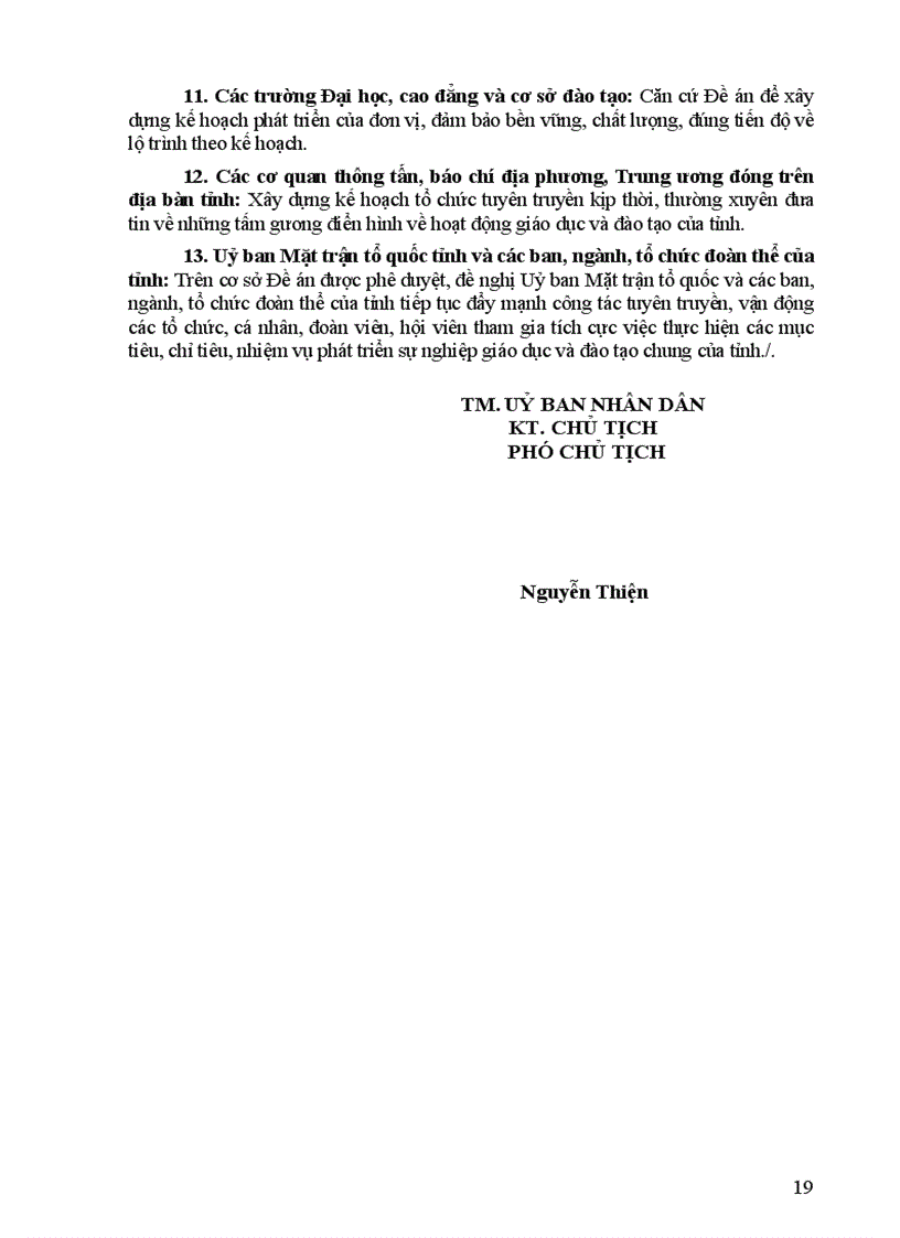 image for page Nghi quyet 20 cua HDND tinh Tinh ve GD