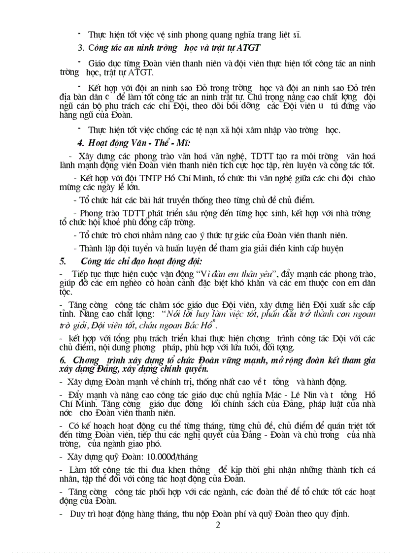 image for page Nghị quyết ĐH Đoàn nhiệm kỳ 2010 2011