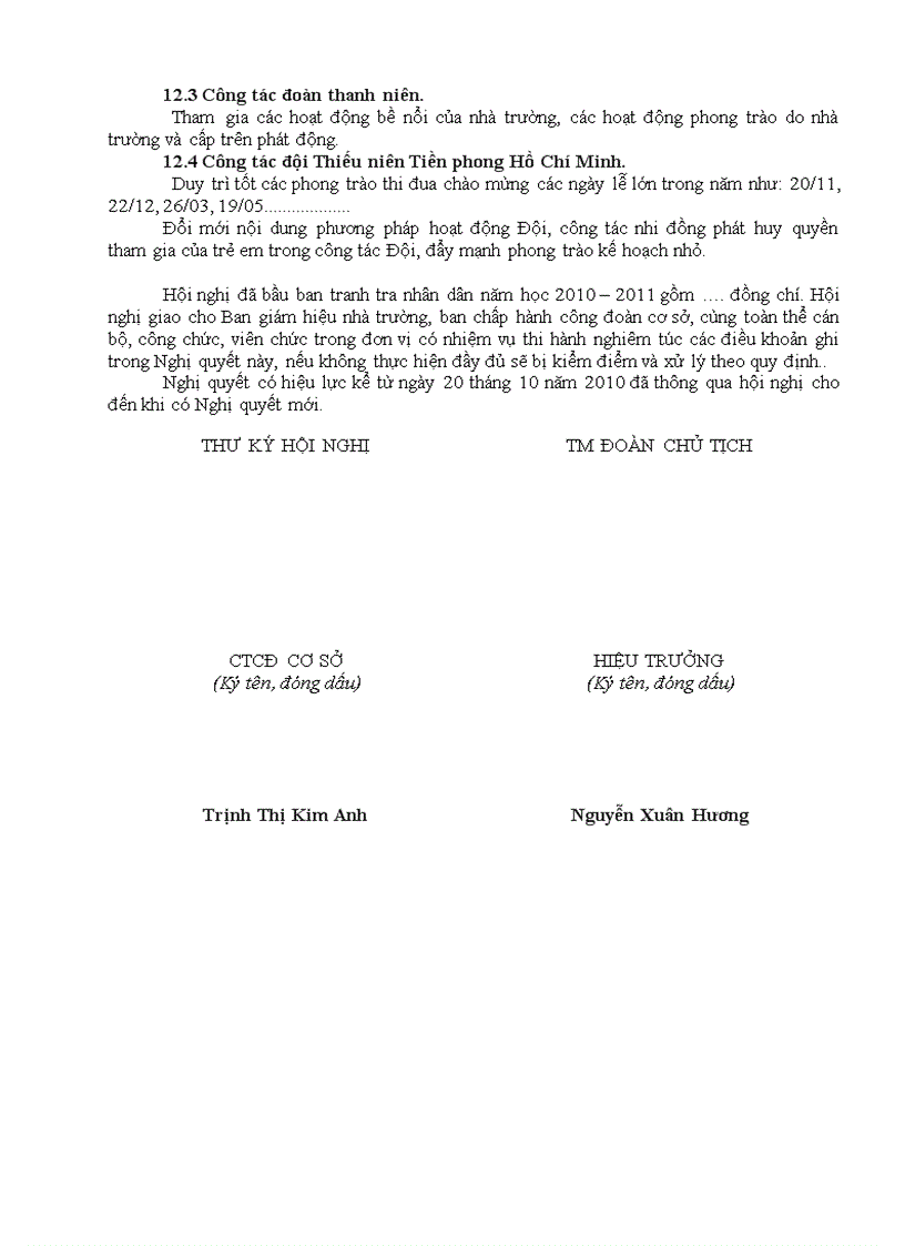 image for page Nghi quyet hoi nghi CNVC Nam 2010 2011