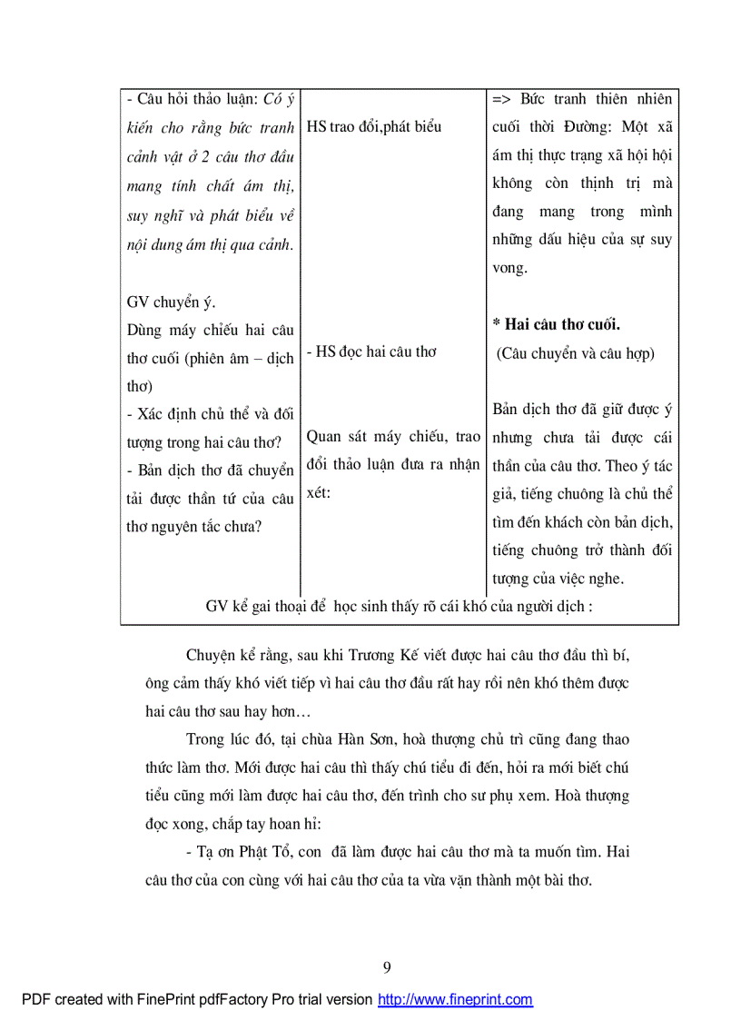 image for page Ngữ văn 7 phong kiều dạ bạc