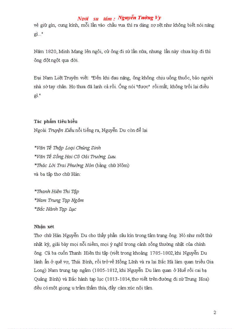 image for page Nguyễn Du và đôi điều về tác phẩm truyện kiều