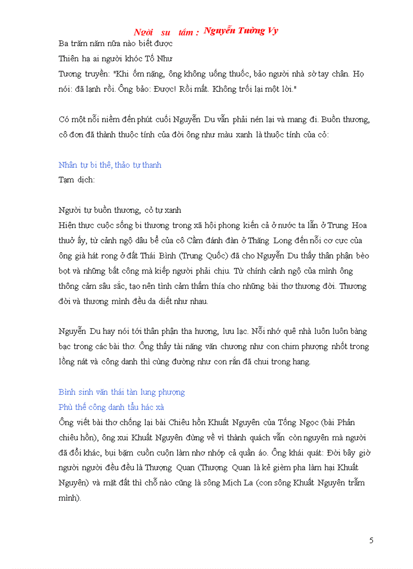 image for page Nguyễn Du và đôi điều về tác phẩm truyện kiều