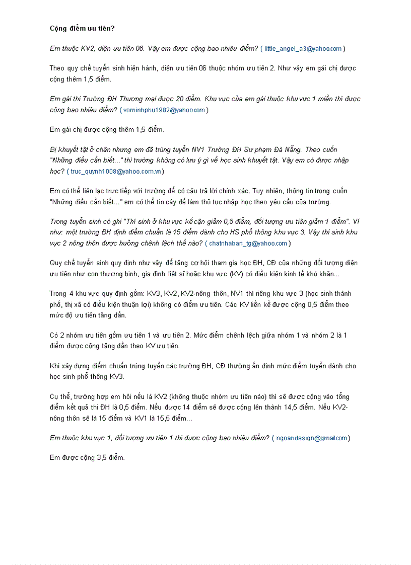 image for page Nguyện vọng 2