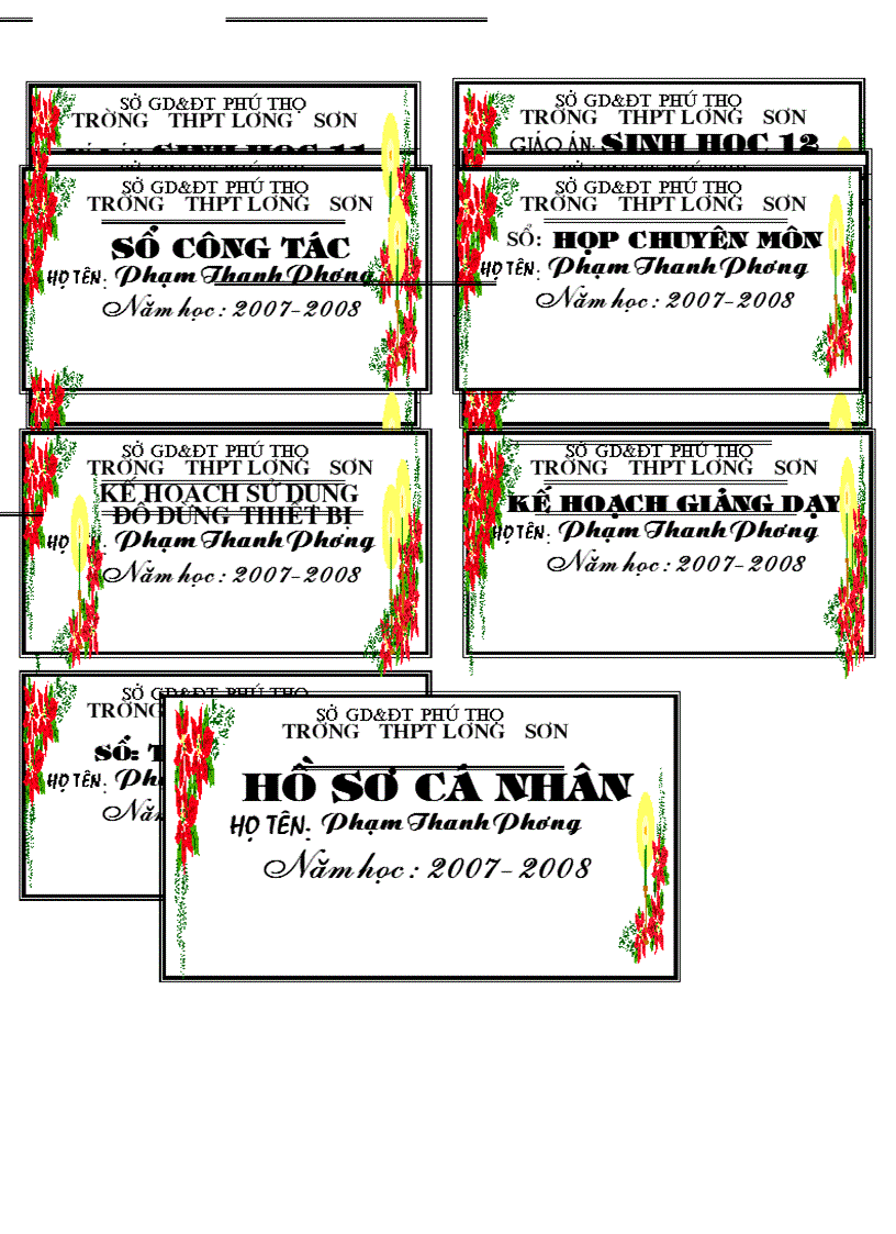 image for page Nhãn các loại hồ sơ