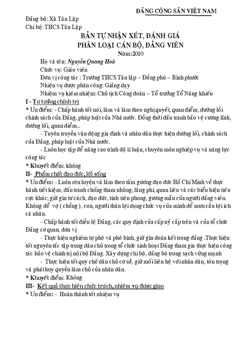 image for page Nhan xet danh gia dang vien