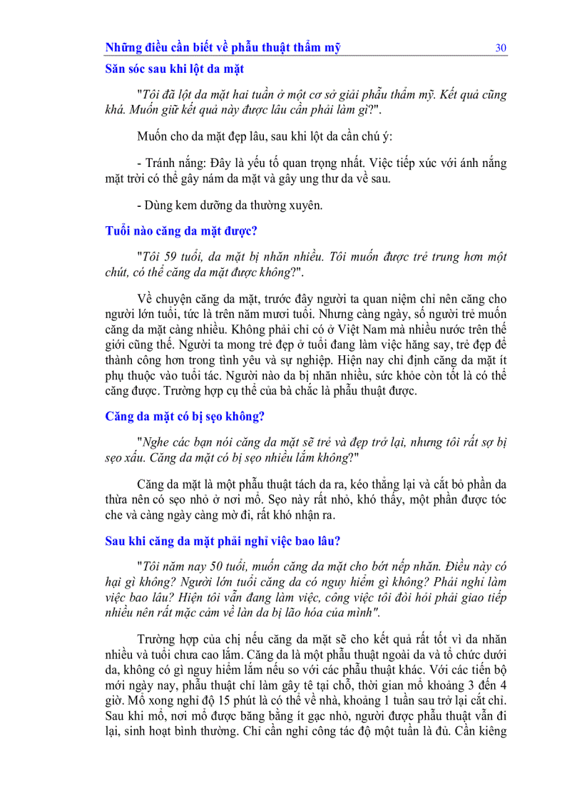 image for page Nhung dieu can biet ve phau thuat tham my