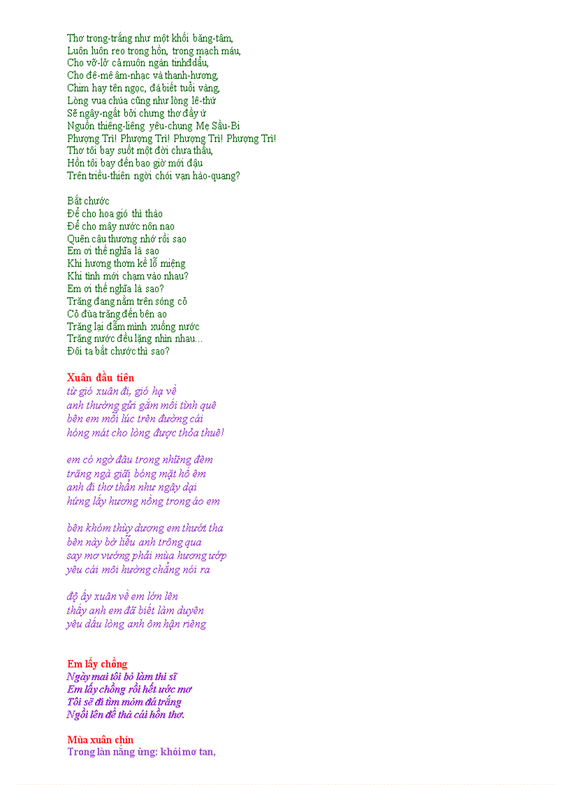 image for page Những bài thơ của Hàn Mặc Tử