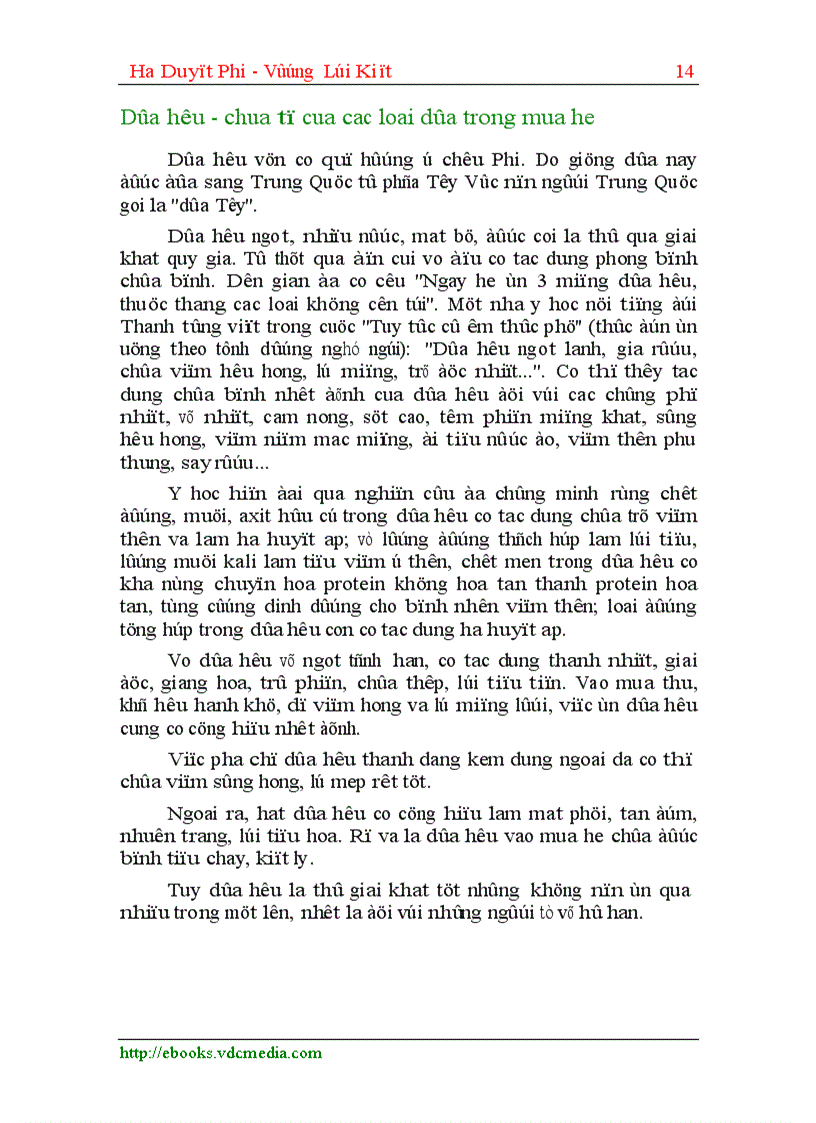 image for page Nhung bai thuoc tri benh bang trai ca