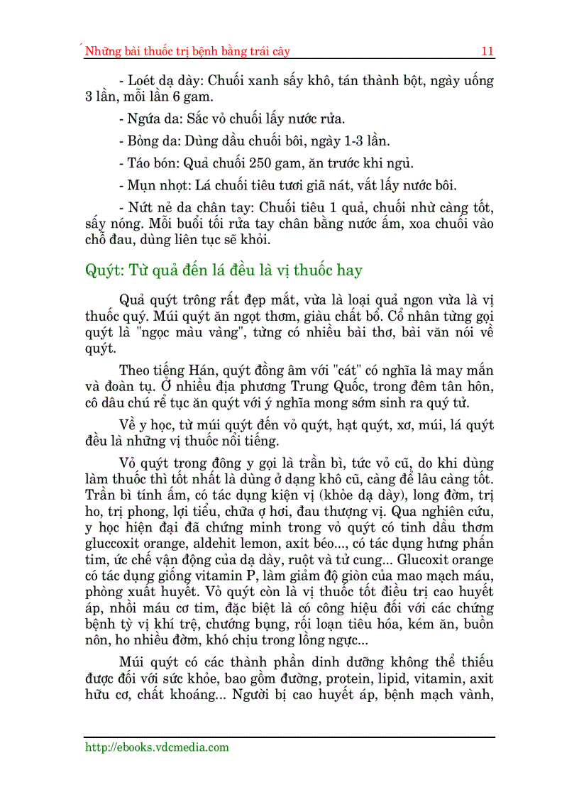 image for page Nhung bai thuoc tri benh bang trai cay