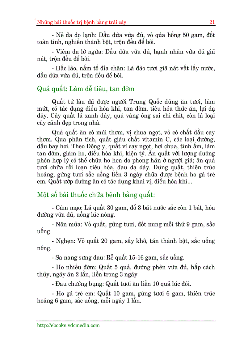 image for page Nhung bai thuoc tri benh bang trai cay