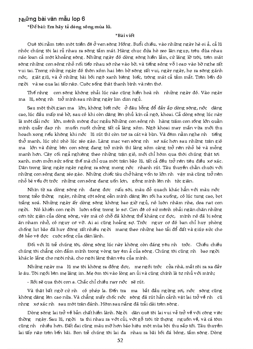 image for page Nhung bai van mau lop 6