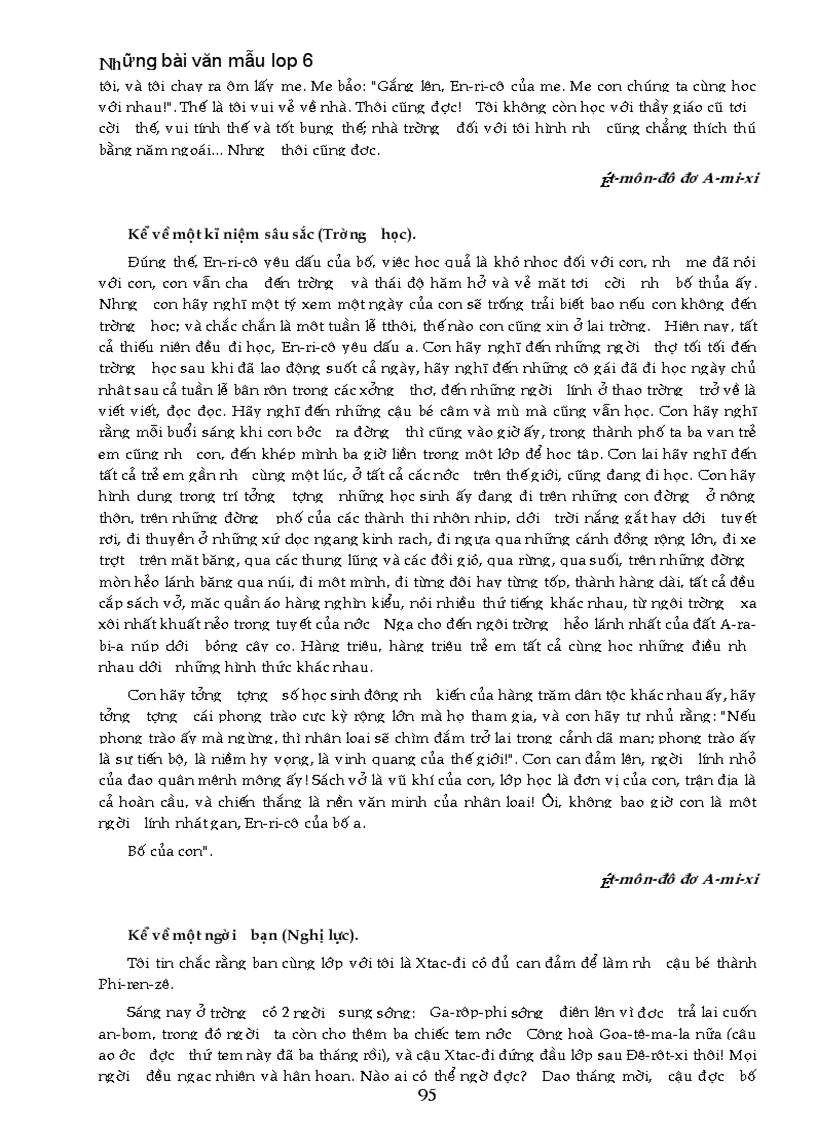 image for page Nhung bai van mau lop 6