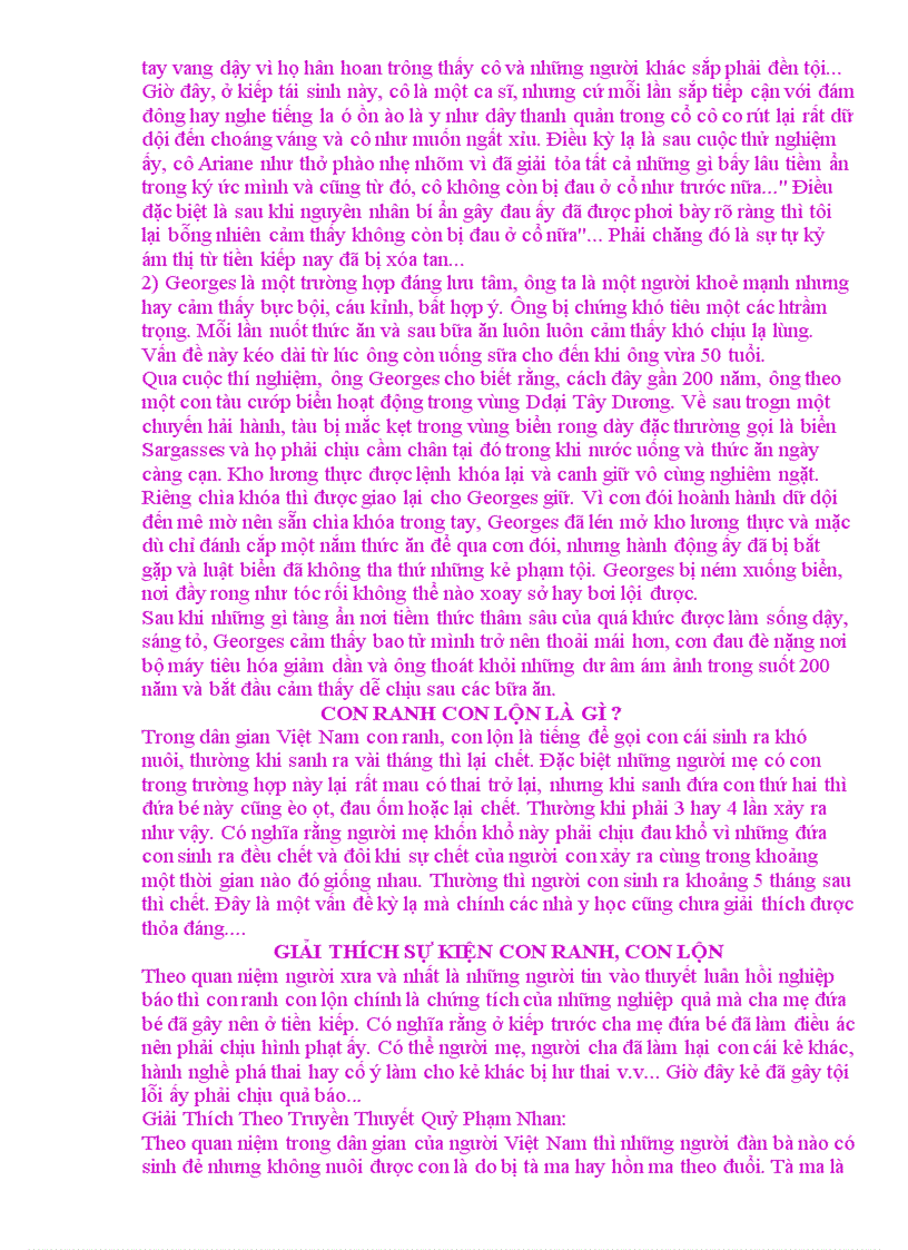 image for page Những bí ẩn về tiền kiếp