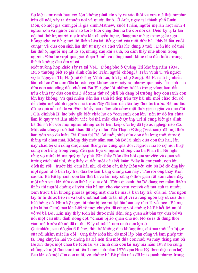 image for page Những bí ẩn về tiền kiếp