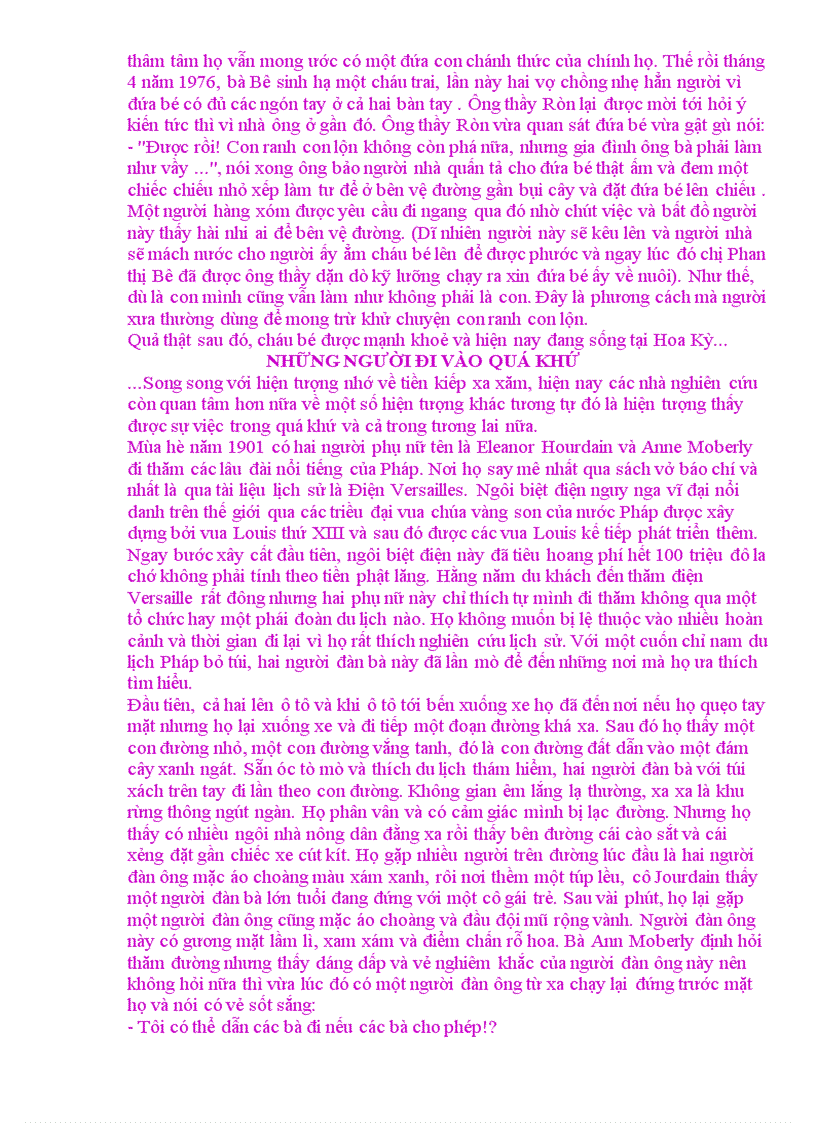 image for page Những bí ẩn về tiền kiếp