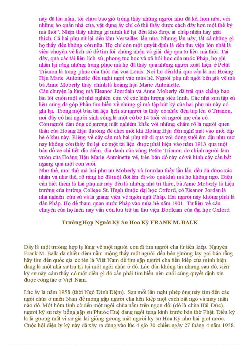 image for page Những bí ẩn về tiền kiếp