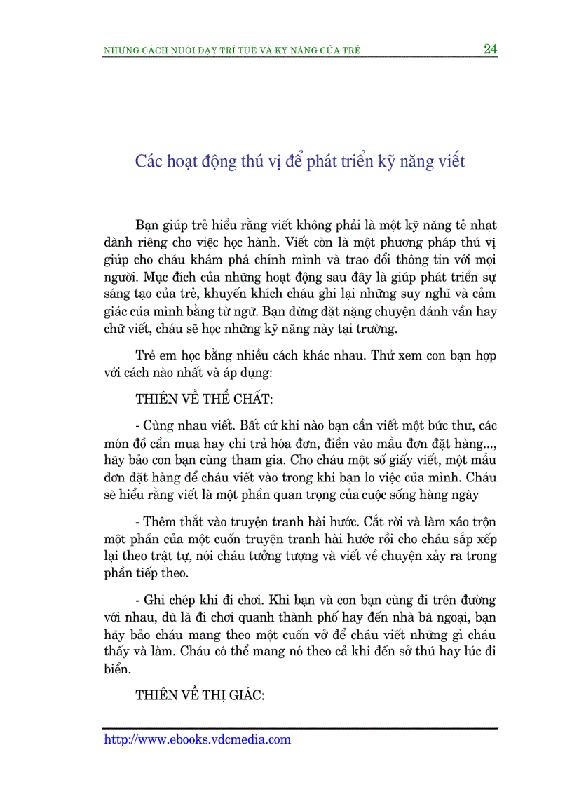 image for page Những cách nuôi dạy trí tuệ và kĩ năng của trẻ