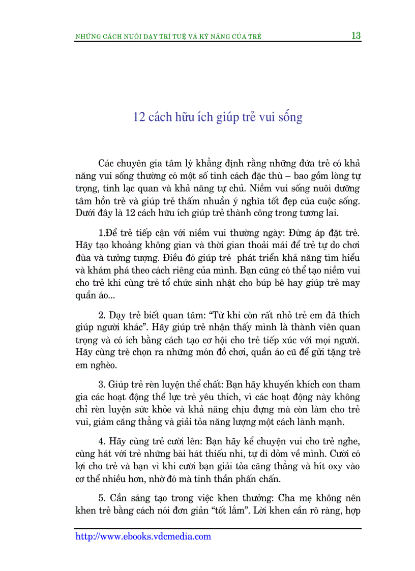 image for page Những cách nuôi dạy trí tuệ và kĩ năng của trẻ 1