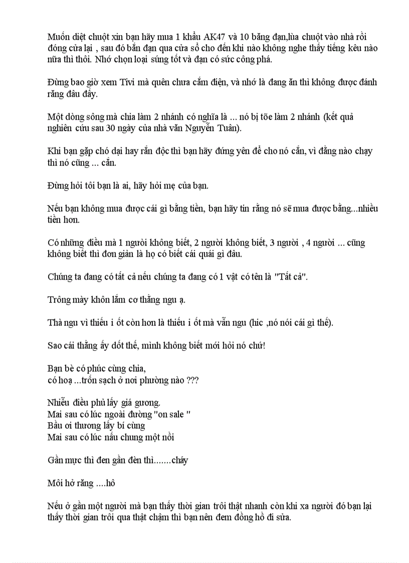 image for page Những câu danh ngôn vui