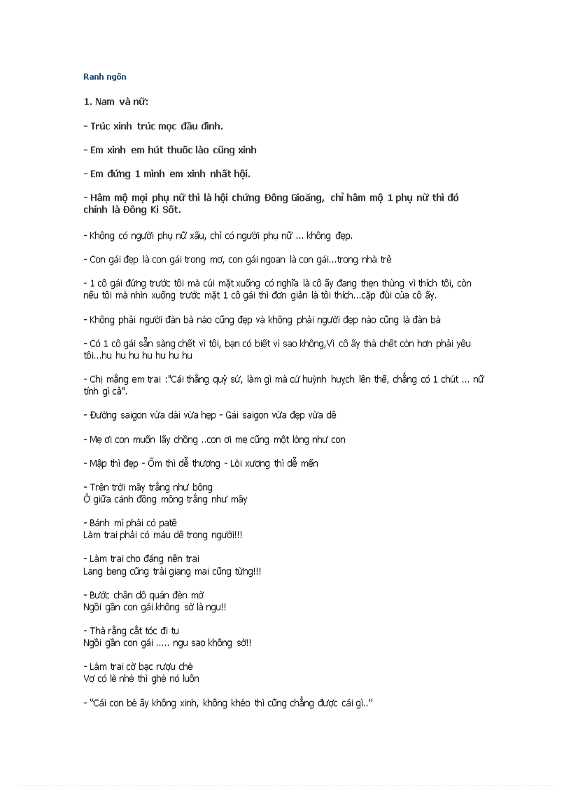 image for page Nhung cau noi hai huoc