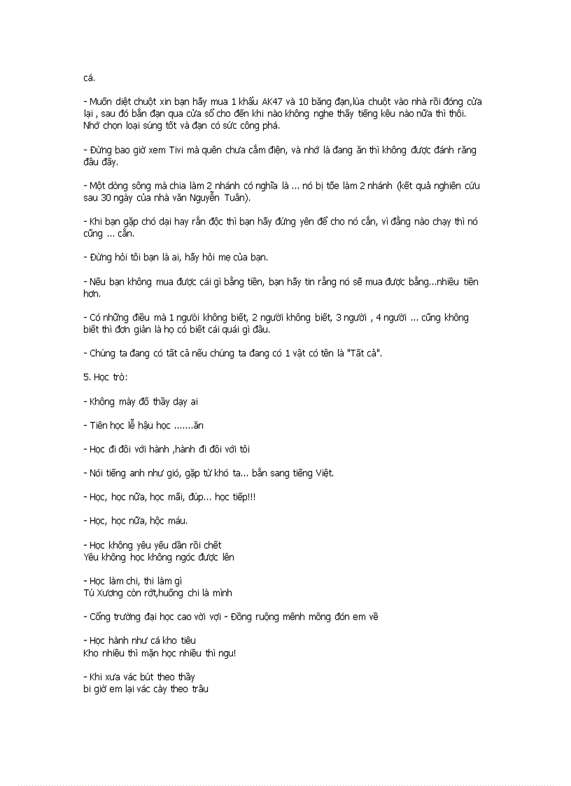 image for page Nhung cau noi hai huoc