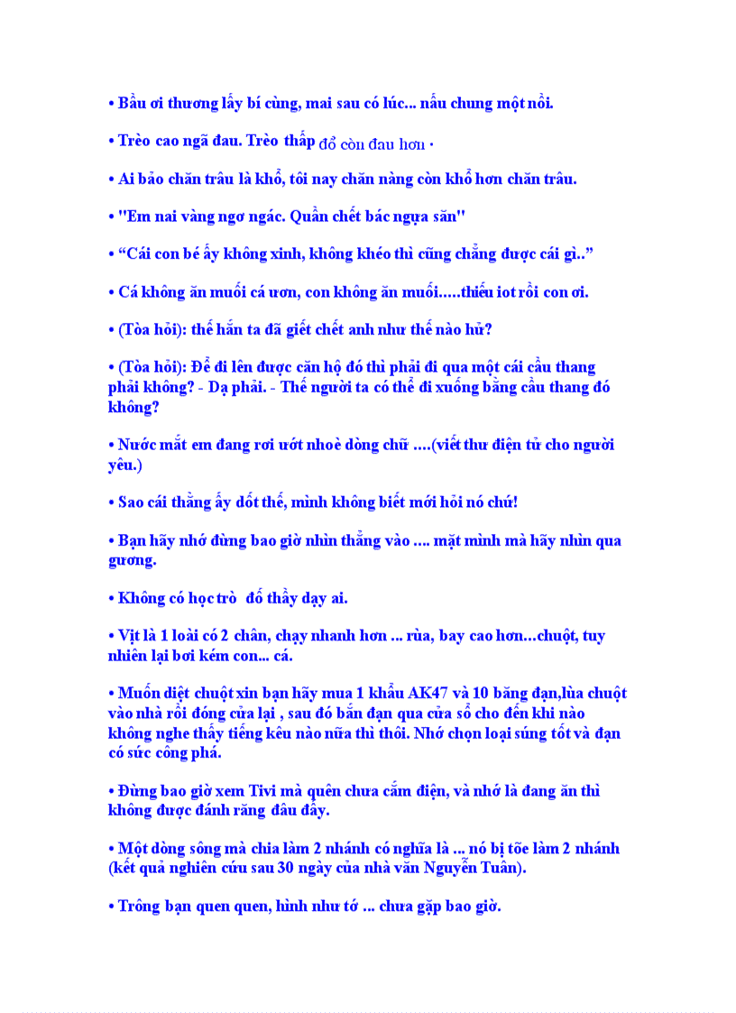 image for page Nhung cau noi vui