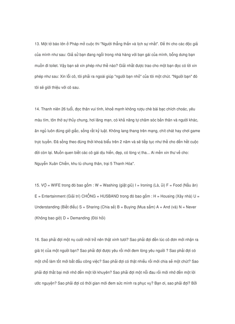 image for page Những câu nói ý nghĩa