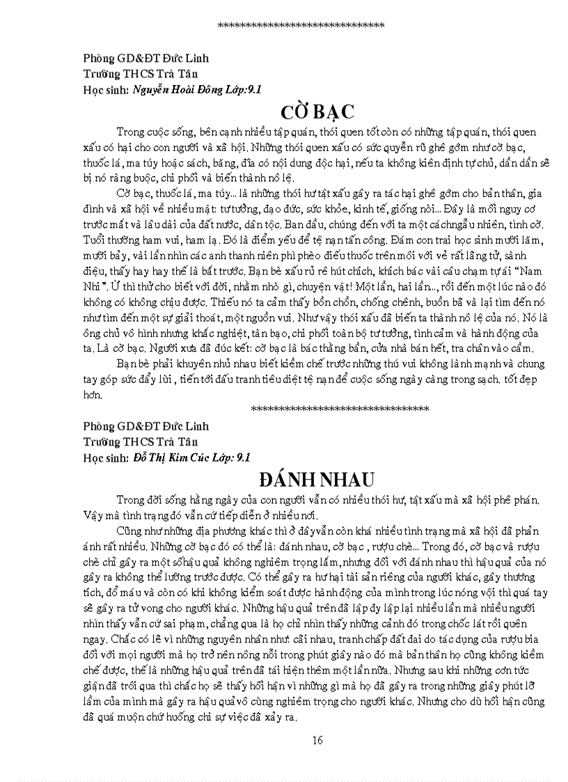 image for page Nhung dieu hs noi