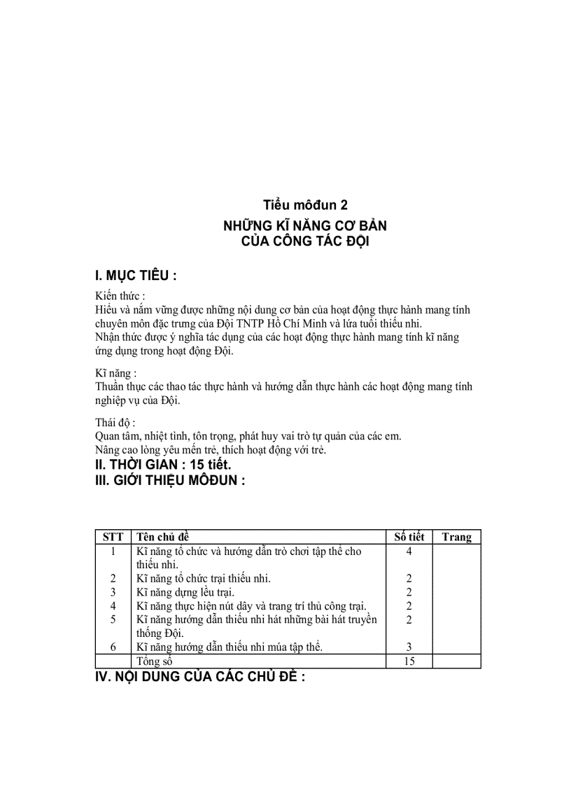 image for page Nhung ky nang co ban cua cong tac doi