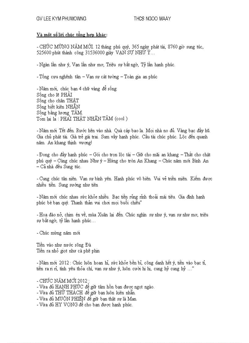 image for page Nhung loi chuc tet hay nhat