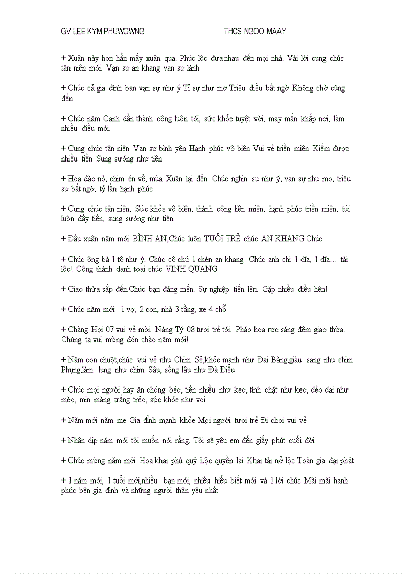 image for page Nhung loi chuc tet hay nhat