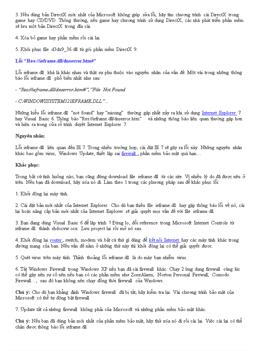 image for page Những lỗi thường gặp trong máy tính và cách khắc phục