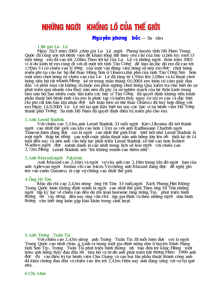 image for page Nhung nguoi cao nhat the gioi