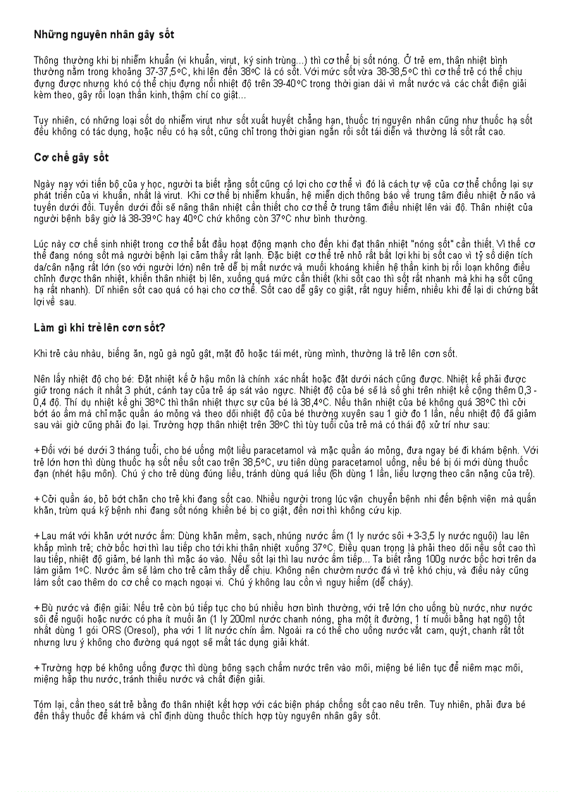 image for page Những nguyên nhân gây sốc