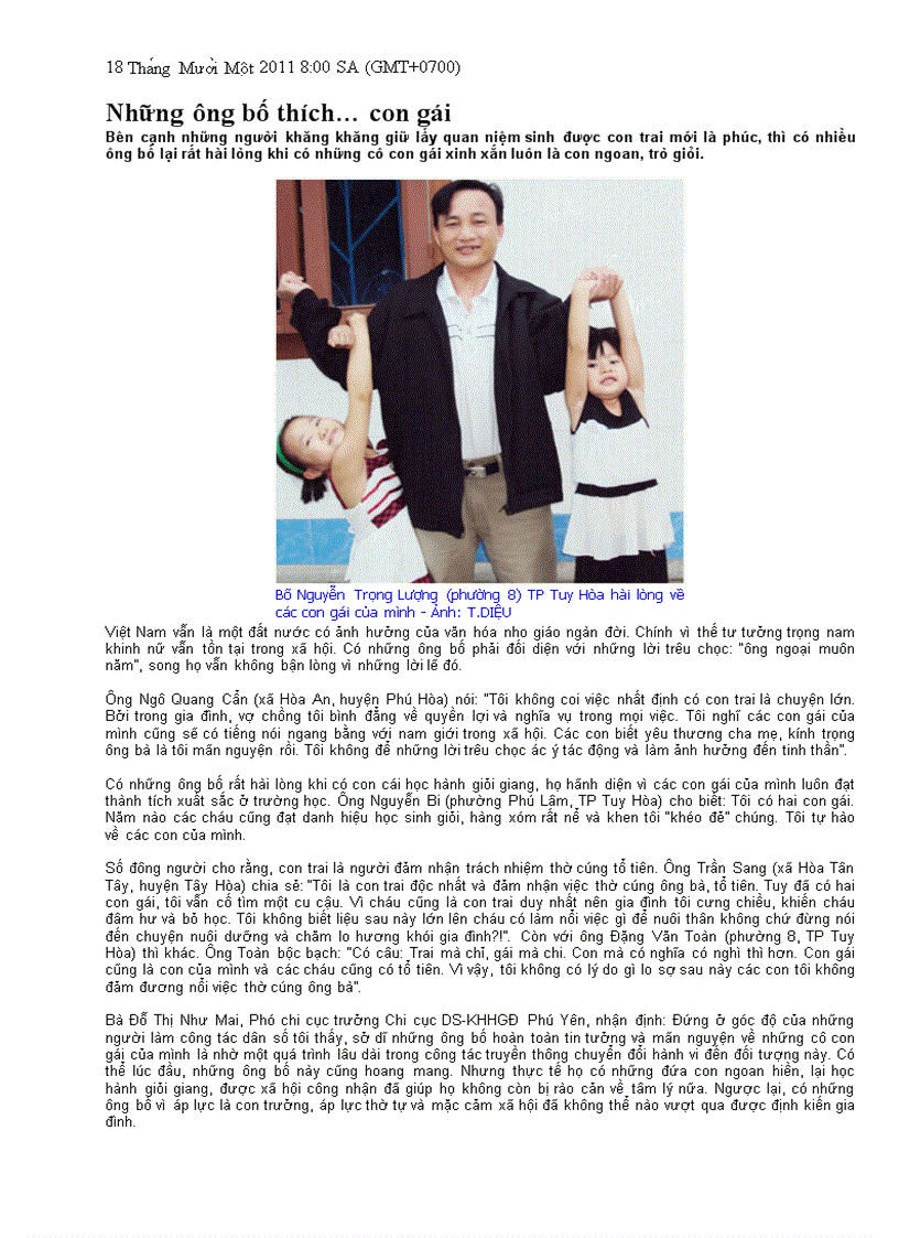 image for page Những ông bố thích con gái