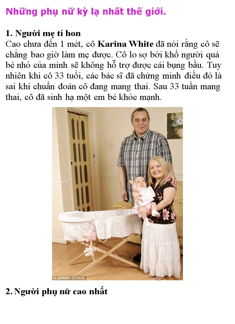 image for page Những phụ nữ kỳ lạ nhất thế giới