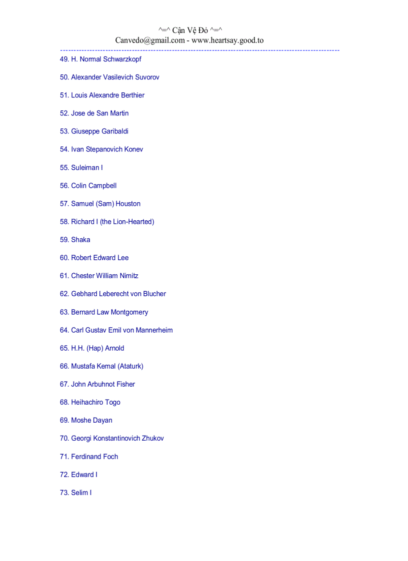 image for page Những vị tướng lỗi lạc thế giới