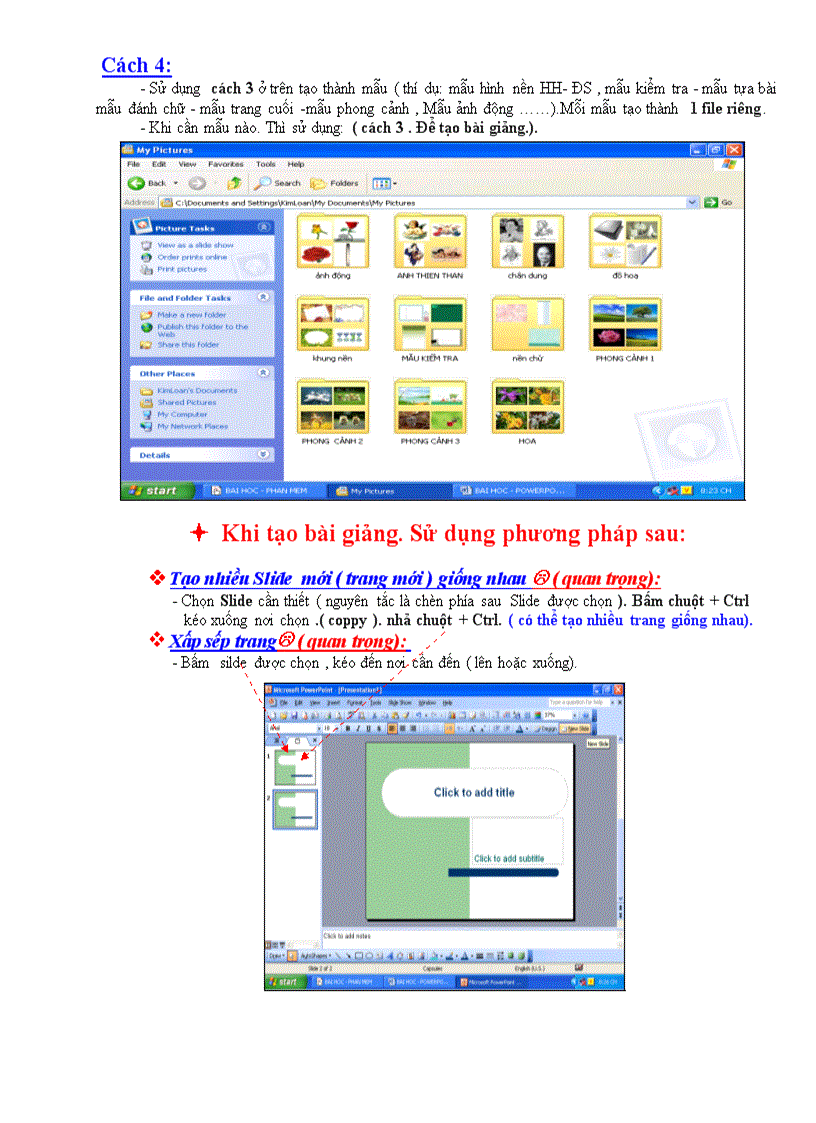 image for page NHUNG CACH LAY HINH NEN PPt 1