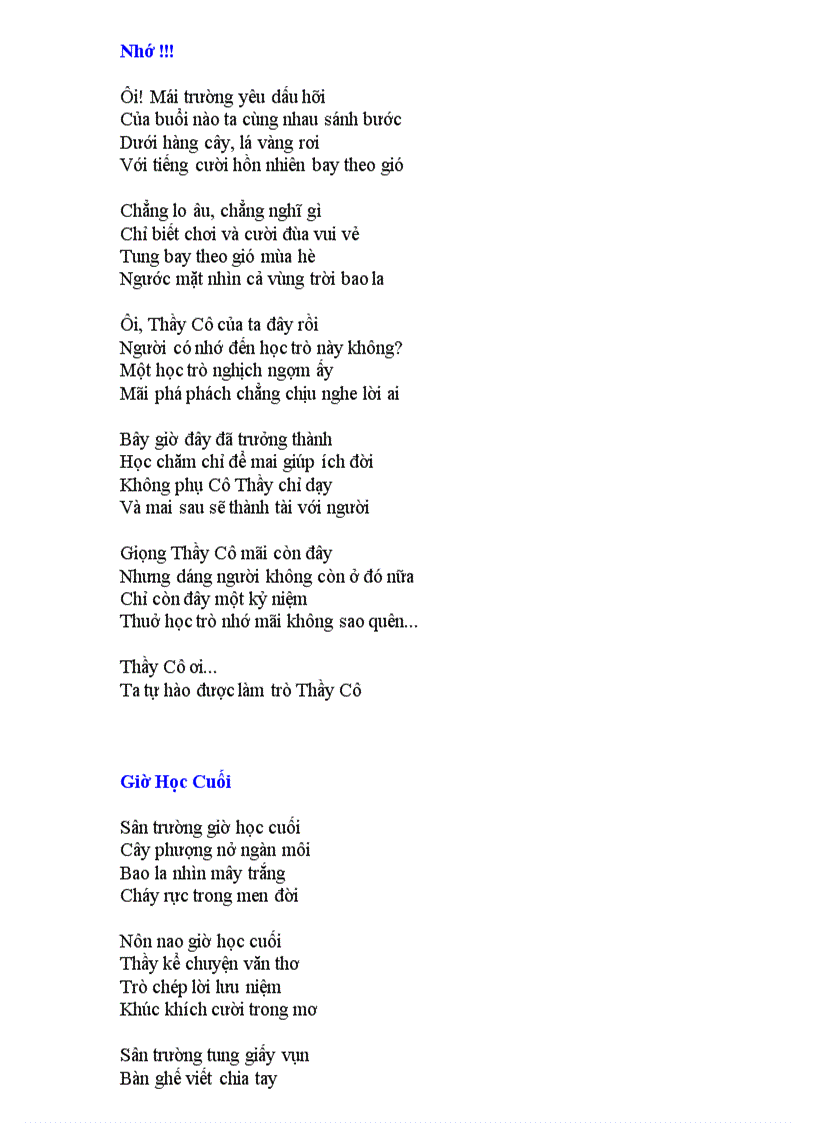 image for page Những bài thơ hay tặng thầy cô 1